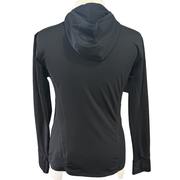 Under Armour women's Black Running Hoodie pullover Size Large EUC - Picture 2 of 5